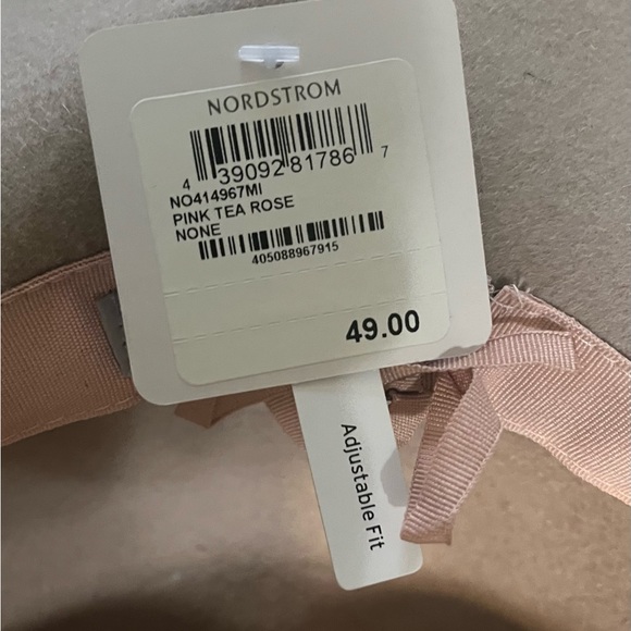 NWT Nordstrom Adjustable Felt Hat - Picture 3 of 4